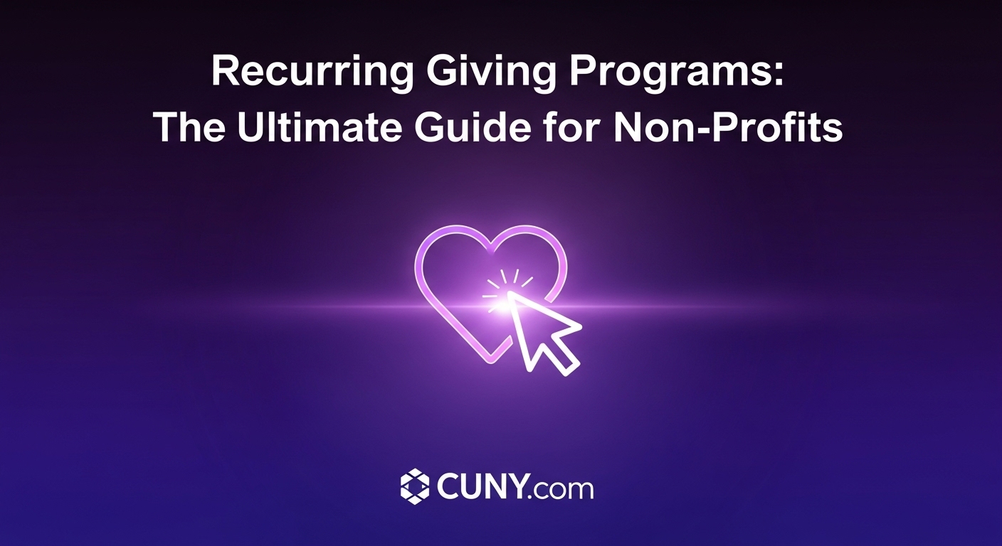 A guide to recurring giving programs for non-profits, showing a single drop creating ripples to symbolize sustained impact.